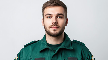 Obraz premium Dedicated Paramedic Portrait