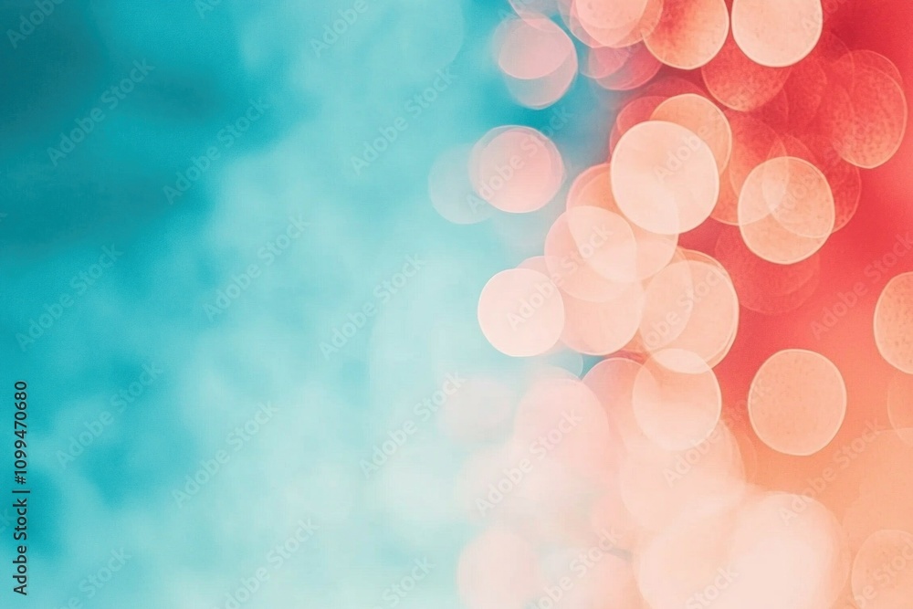 Poster dynamic bokeh lights abstract art colorful background creative space artistic view visual inspiratio