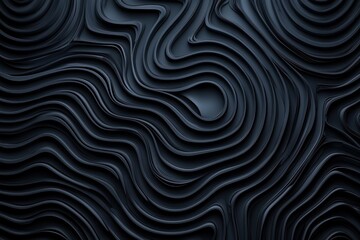 Fototapeta premium Fluid dynamics art abstract creation digital medium dark palette close-up view contemporary design inspiration