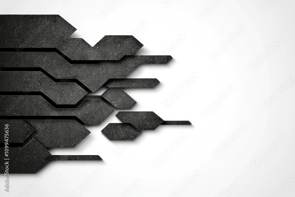 Poster dynamic digital lines design abstract art modern workspace minimalist environment artistic viewpoint