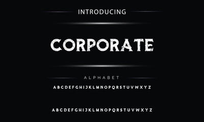 Sans serif font with vintage style typography. Alphabet vector font with Uppercase, lowercase, and number. Regular Bold font with uppercase dan lowercase variation.