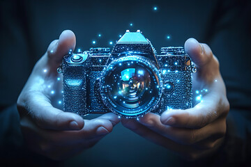 Glowing Camera in Hands: Digital Photography, Innovation, and Creative Vision