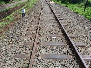 The colonial railway line from the Dutch colonial era is still sturdy and is still used today at...