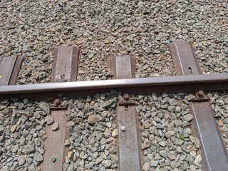 The colonial railway line from the Dutch colonial era is still sturdy and is still used today at...
