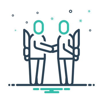 recommend clip art: Mix icon for dishonest