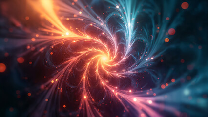 Fototapeta premium Vibrant Abstract Art Display