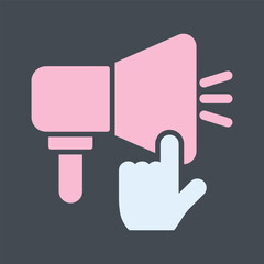 Obraz premium Call to Action Vector Icon