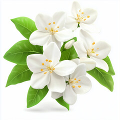 Fototapeta premium white orchid isolated on white
