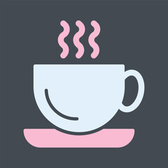 Hot Coffee Vector Icon