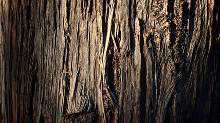 Obraz premium Natural wooden tree pattern and texture in nature. Tree detail