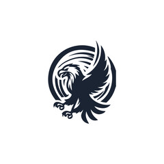 Fototapeta premium Eagle Logo Design 