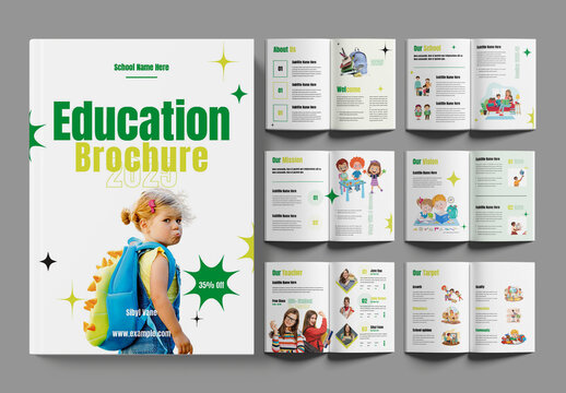 Education Plan Brochure Layout