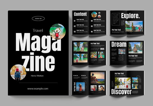 Travel Magazine Layout