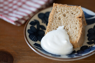 米粉のシフォンケーキ