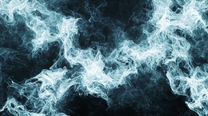 Ethereal Mists with Mystical Elements in Dark Background