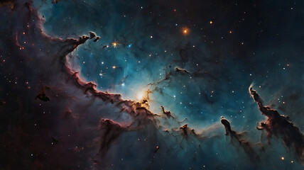 Fototapeta premium space background, the universe, nebula and galaxies, space background, the universe and space