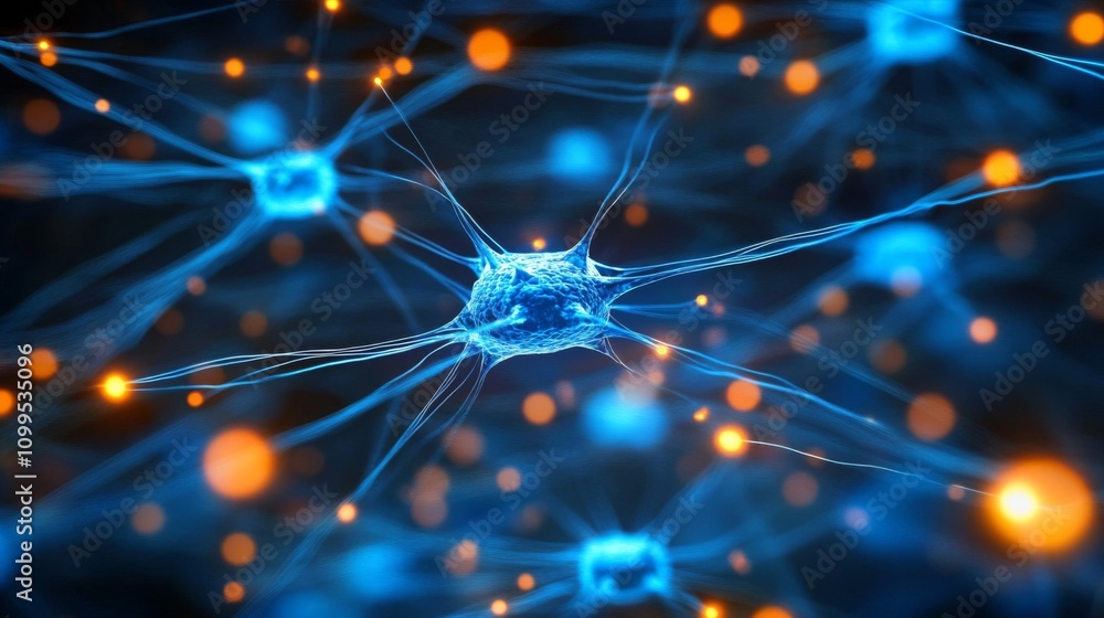 Aufkleber neural network complex interconnected neurons