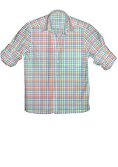 3D illustration summer twill cotton shirt for men