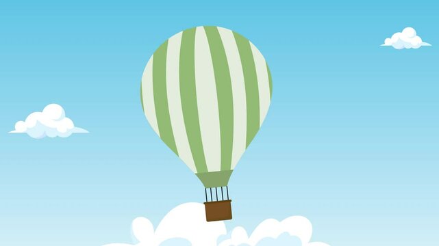 hot air ballon vector