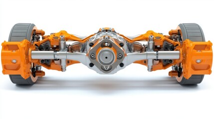 Robotic Parts in Automated Car Assembly Line