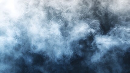 Fototapeta premium Abstract Blue Smoke Swirling Patterns Background