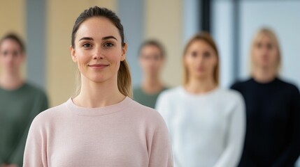 Obraz premium Group Rehabilitation Program with Patients Receiving Physiotherapy for Improved Joint Health and Physical Wellbeing in Supportive Clinic Environment
