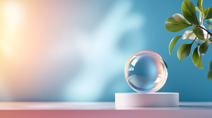 Innovative holographic business metrics modern workspace visual display calm environment close-up view futuristic concept for enhanced decision-making