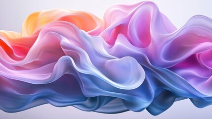 Fototapeta premium Abstract Pastel Swirling Cloud Formation Design