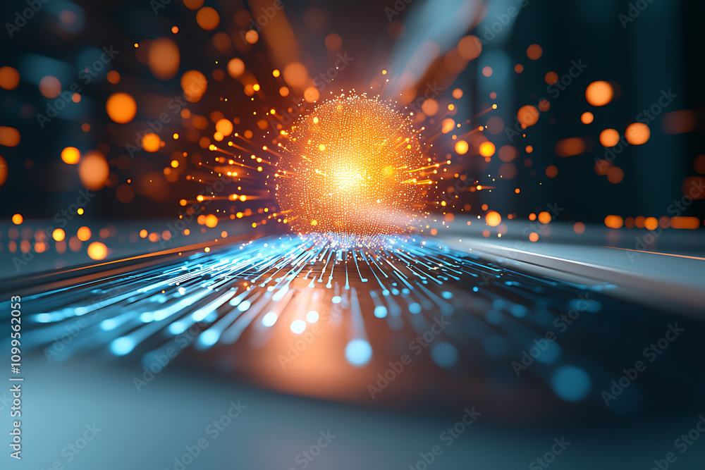 Poster virtual compliance automation experience digital environment holographic technology display futurist