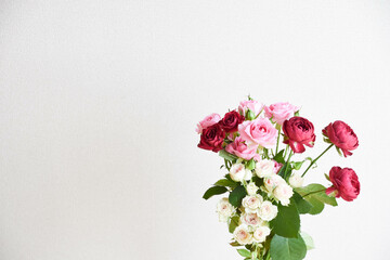 スプレー薔薇の花束