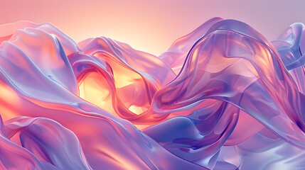 Obraz premium A detailed shot of a liquid purple and orange abstract painting showcasing vibrant colors and intricate patterns in CG artwork