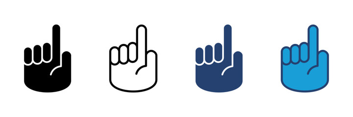 Obraz premium Hand icon vector. hand vector icon, palm