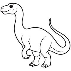 Dinosaur outline illustration