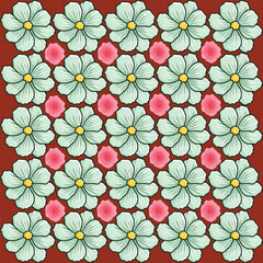 Download a stunning seamless lavender floral pattern background. This modern vector design is perfect for digital and print projects, offering a clean, repeated look for any creative endeavor