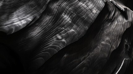 Fototapeta premium Burnt wood texture. BBQ background. Burned scratched hardwood surface. Smoking wood plank background. Grunge texture overlay