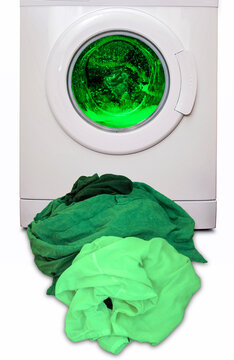 Greenwashing, conceptual image