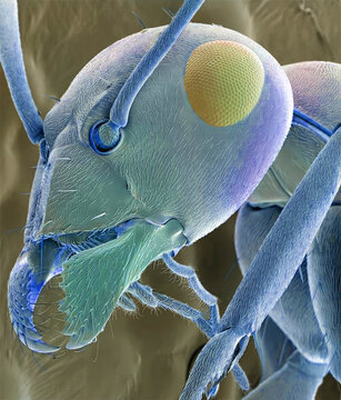 Ant head, SEM
