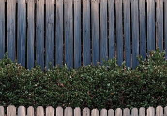 Fototapeta premium seamless of Black wood fence texture and background seamless , isolated on white background, , copy space, copy space for text,
