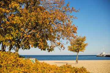 jesień nad morzem © kolorowekadry