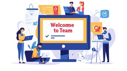 Welcome to Team: A Collaborative Business Illustration