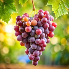grapes fruit with background