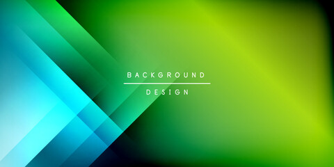 Fototapeta premium Bright lines background. Gradient geometric template wallpaper