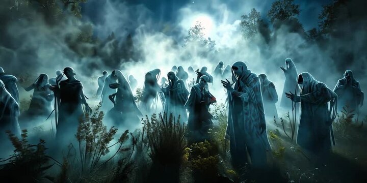 Horde of Haunting Spirits, 4K Video