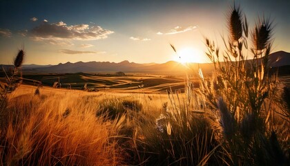 Sweeping landscape photography. Immersing  vast nature shot concept.
