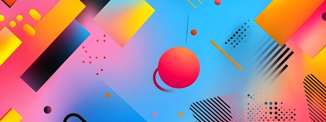 Obraz premium Colorful geometric background wallpaper for mobile phone