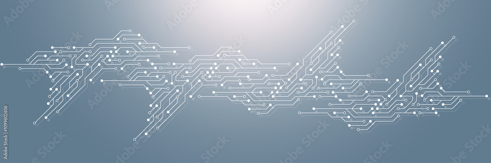 Leinwandbilder abstract background with technology circuit board texture. modern electronic motherboard texture. en