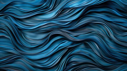 Abstract blue wave pattern texture