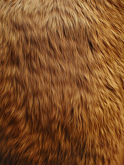 Fototapeta premium Close-up view of a textured, warm-toned animal fur.