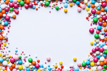 Pill Border. Colorful Borders with Capsule-Shaped Design for Medicine Themes