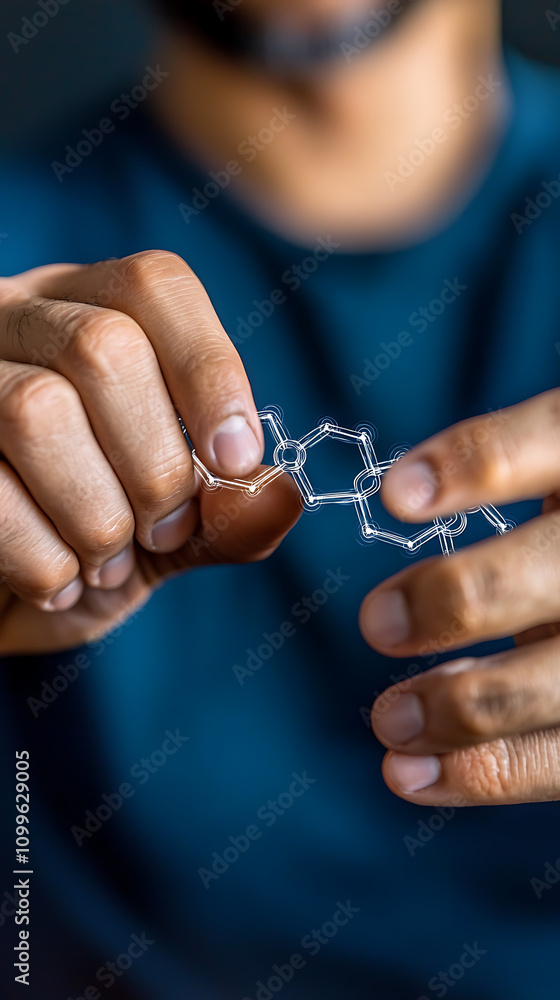 Poster manager analyzing blockchain data for ethical sourcing office digital interaction corporate environm